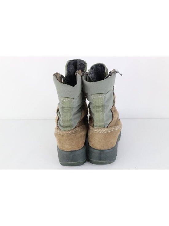 Vintage USGI Military Mens 8.5 Goretex Waterproof Leather Combat Boots Green USA main image 6